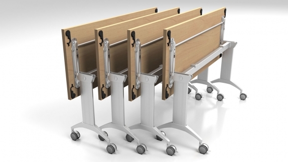 SpecialT LINK Table provides tight nesting for space saving storage when tables are not being used