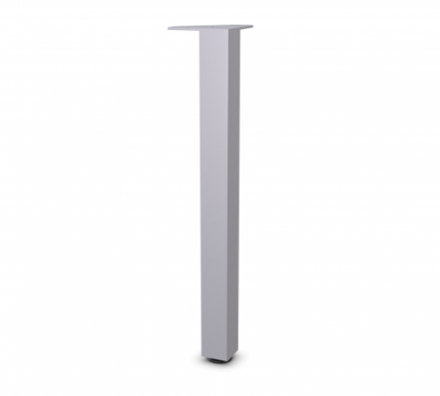 Square Post Leg - Metallic Silver