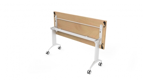 LINK Table with easy access to release mechanism  under the full length of table