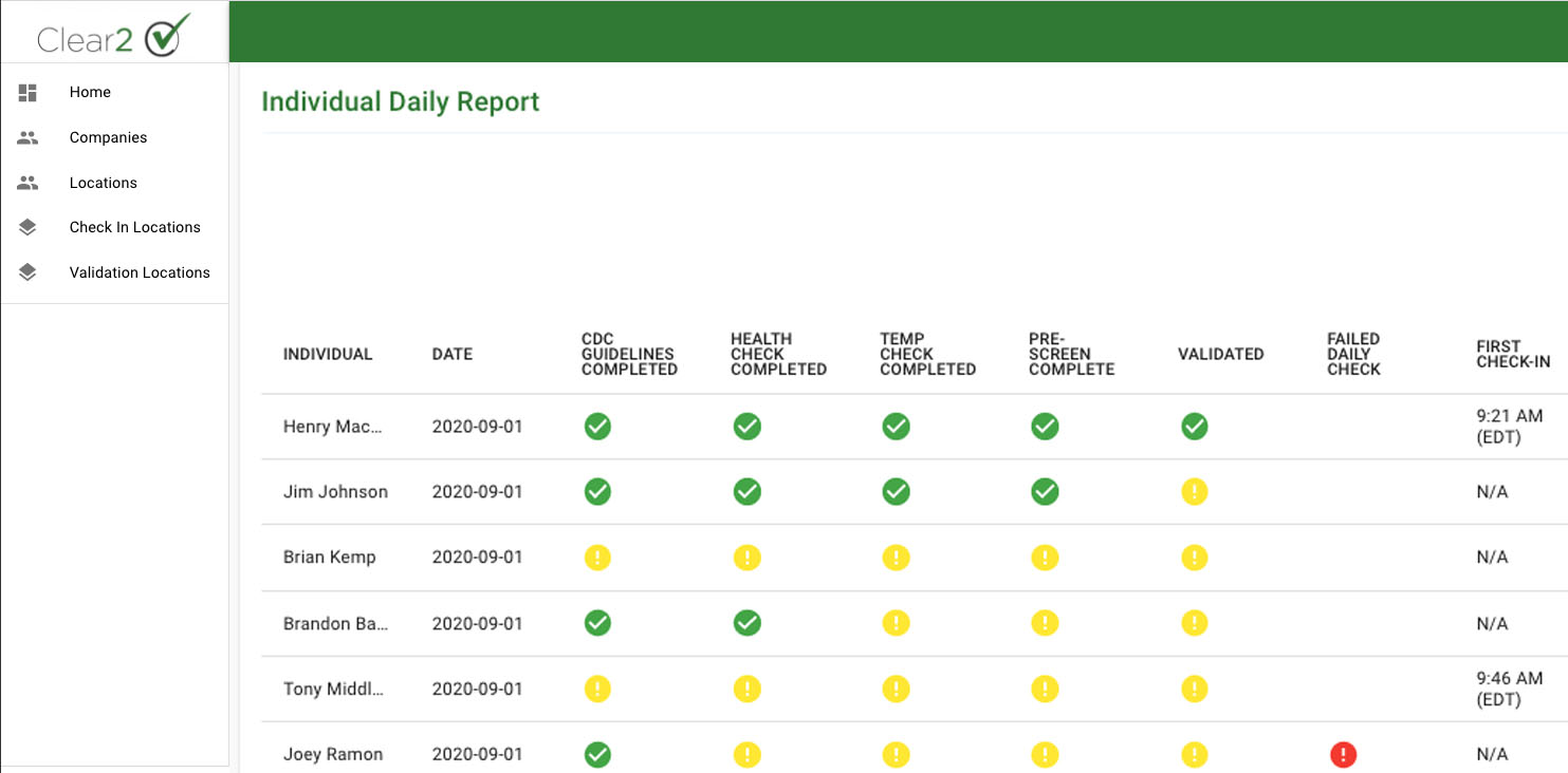 Real-Time tracking and reporting