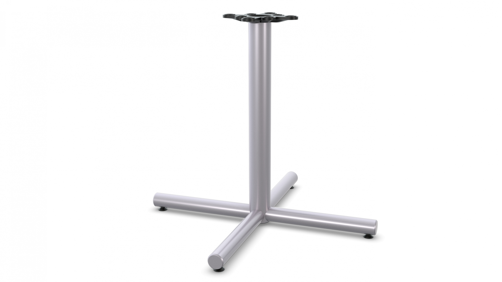 Single Column X-Base - Metallic Silver