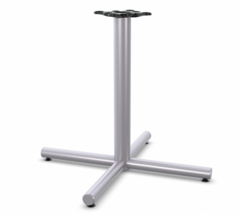 Single Column X-Base - Metallic Silver