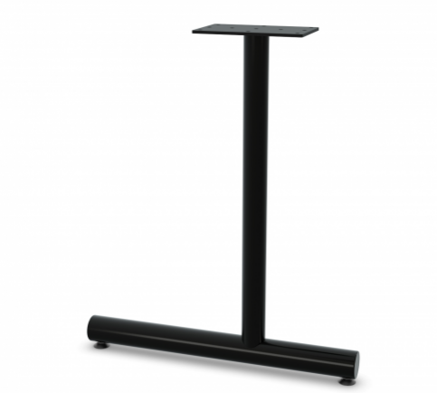 Single Column C-leg - Black Finish - Glides