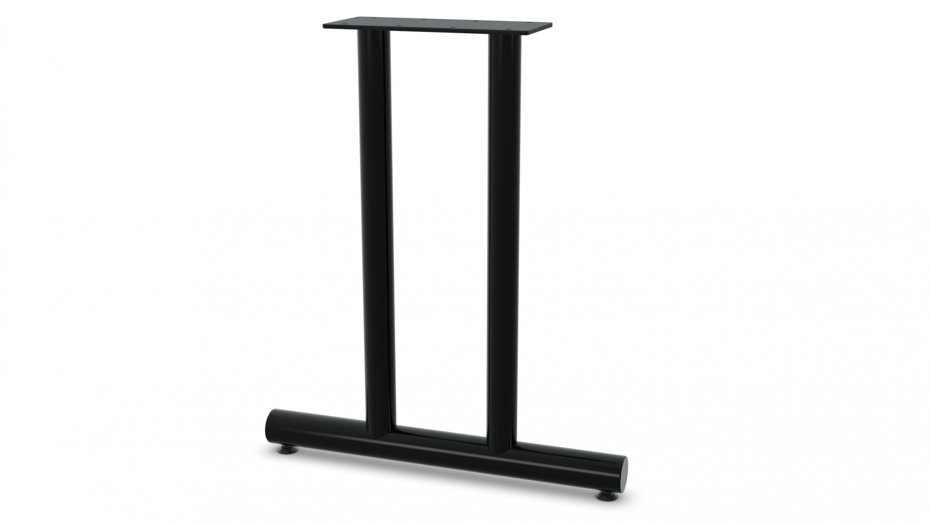 Dual Column T-Leg - Black