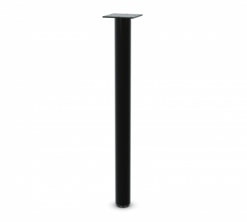 Single Column Straight Post - PL - Black