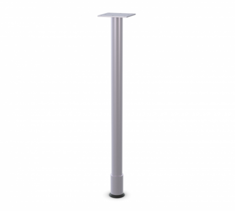 Single Column Straight Post - SPYL - Metallic Silver