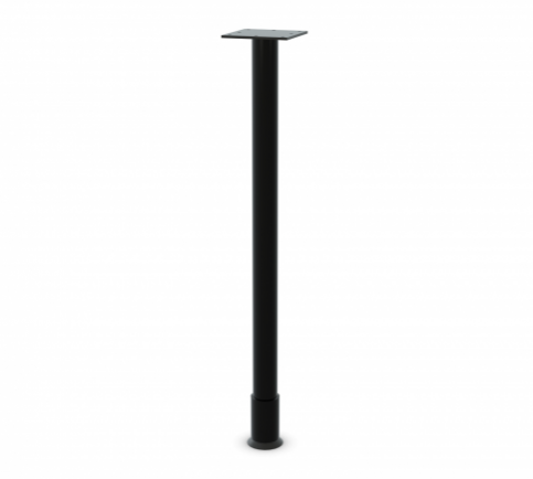 Single Column Straight Post - SPYL - Black